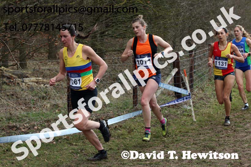 Senior womens 2019 British Athletics Inter Counties Cross Country, Prestwood Hall, Loughborough. Photo:  David T. Hewitson/Sports for All Pics